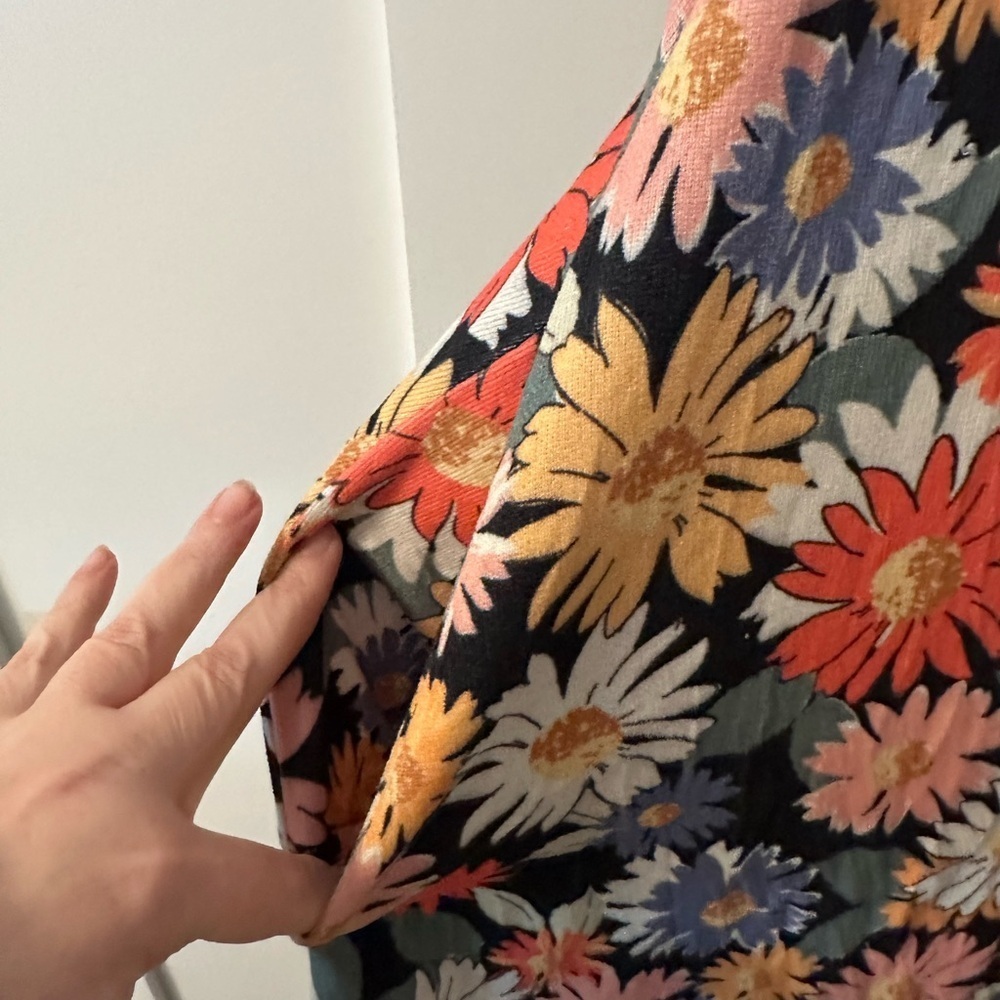 HEIMISH USA Floral Sleeveless Dress - Black, Red, Yellow, White - Picture 3 of 5